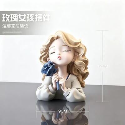Rose girl-blue/12cm