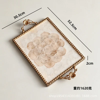 Three-dimensional flower handle-long fish scale flower (weight 1620 grams)