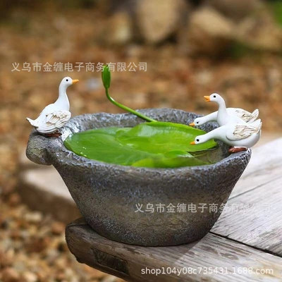 White duck basin (medium size)