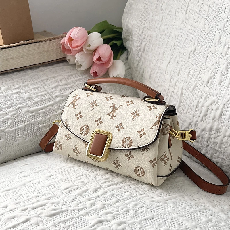 High-End Fashion Bags for Women 2026 New Luxury Printed Monogram Underarm Bag Stylish Versatile Shoulder Crossbody Bag
