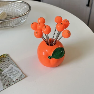 Orange base + 10 forks