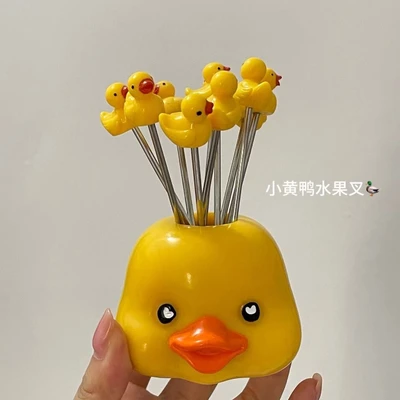 Little yellow duck base + 10 forks