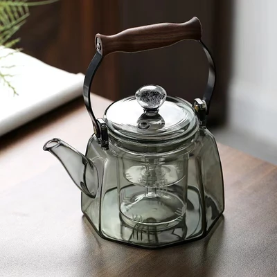 Starry sky eight-sided starry sky teapot ash