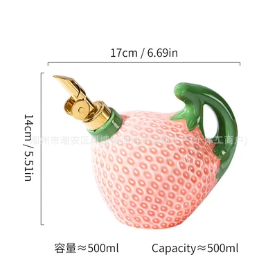 Pink oil bottle