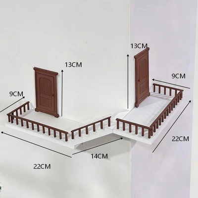 Convex corner staircase style 1
