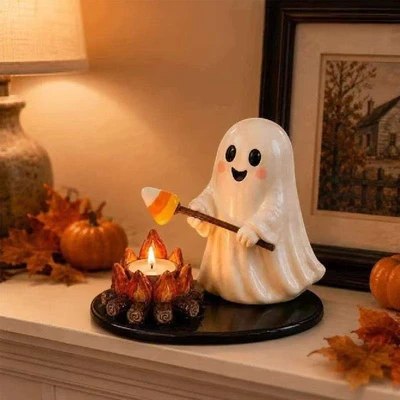 Bonfire Tea Candle Holder - Ghost