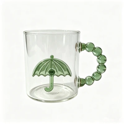 Three-dimensional umbrella cup [green model]