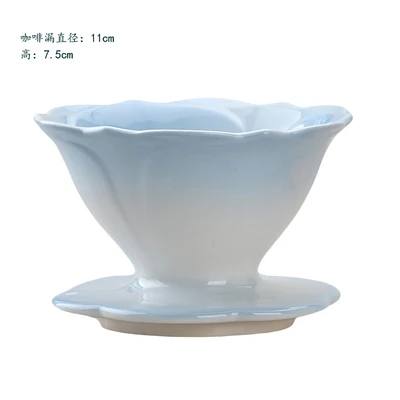 Single coffee drain gradient blue