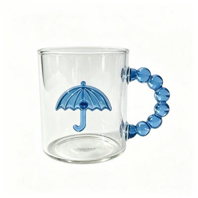 Three-dimensional umbrella cup [blue model]
