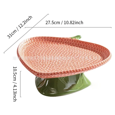 Pink tall plate