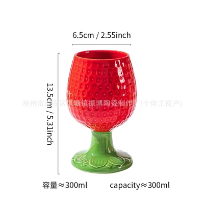 Red wine glass