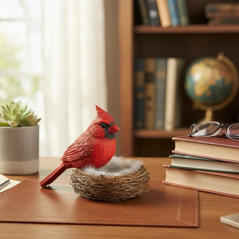 Cross-Border Bird Nest Statue Decorative Bird Nest Statue Symbolizing Hope and New Beginnings Decoration