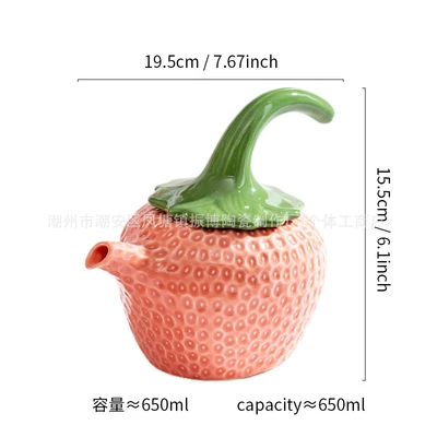 Pink teapot