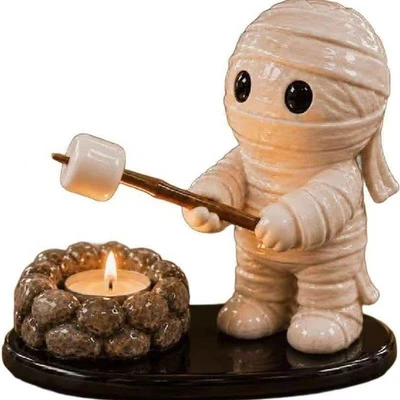 Bonfire Tea Candle Holder - Mummy