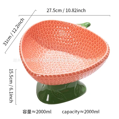 Pink large tall bowl