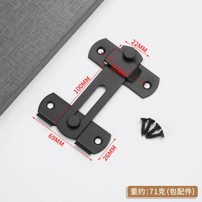4inch large sand black (with screws) = 400 sets/piece