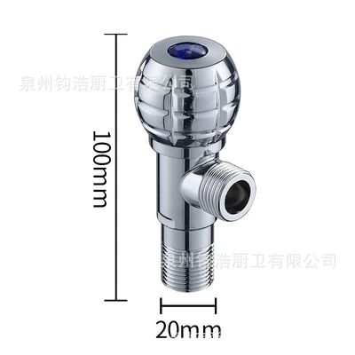 201 electroplated angle valve copper core copper rod