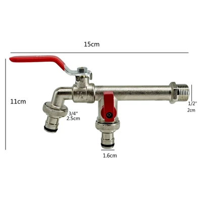 [lt-40] [red] 1/2 zinc alloy extended spout