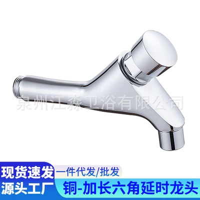 [type i] extended wall-mounted delayed faucet