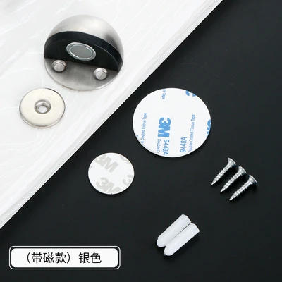 304 stainless steel magnetic snap bags (natural finish, bagged) - includes 3m adhesive and screws = 400 pieces/carton