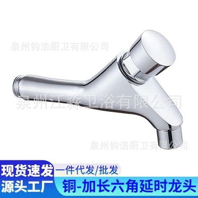 [type i] extended wall-mounted delayed faucet