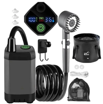 【hw-12-2】high-grade gray (6000 mah) water bucket