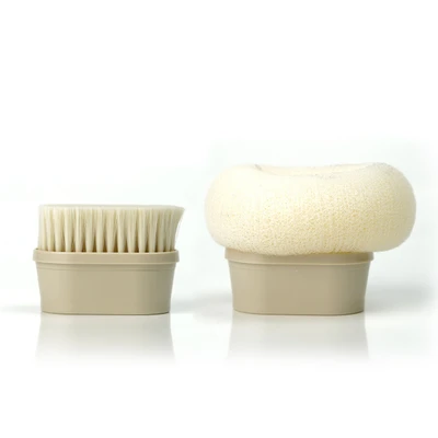 【sa-22】beige sponge & brush head combination