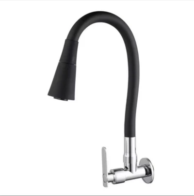 Colorful universal horizontal single faucet