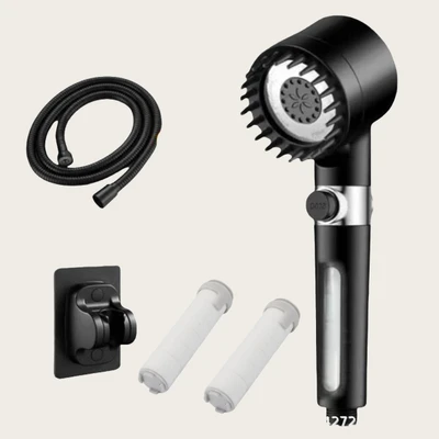【sa-44】snowflake black + 2 refills + black base + 1.5 black stainless steel