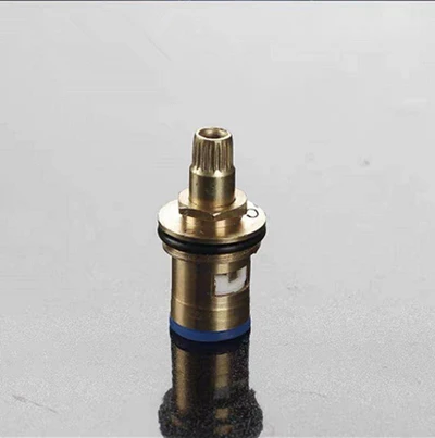Brass valve core iron rod one