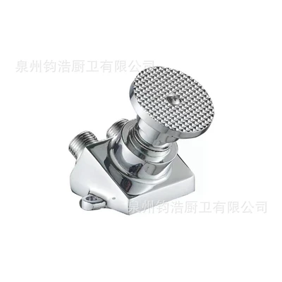 Inclined foot faucet
