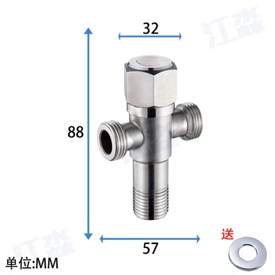 304 double water outlet [copper core copper rod]