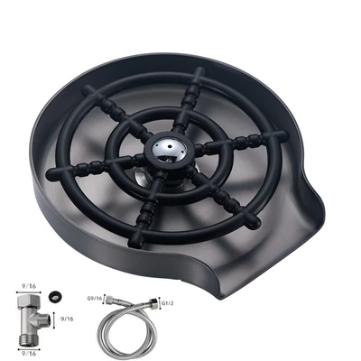 304 gun Ash cup washer +80 long 304 hose + copper US gauge tee