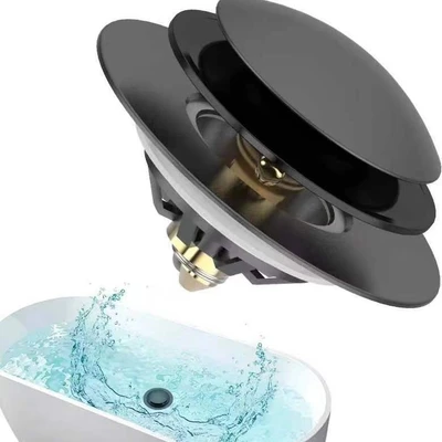 [for bathtub] professional model-f model black-copper small disc silver