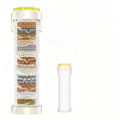 【sa-44】snowflake dais spray filter cartridge 9.4cm long 【colored calcium sulfite balls】1 pack