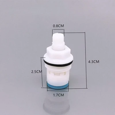 Plastic white valve core