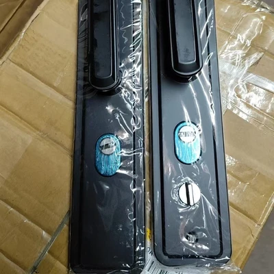 Gray [handle] new 07 double pull spring (dark gray) door thickness 7cm