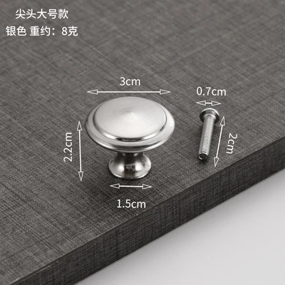 Pointed large size Silver (with screws) = 100 pcs/Box 2000 PCs/piece