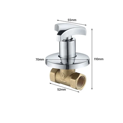 Af-003 quarter triangular wheel concealed valve