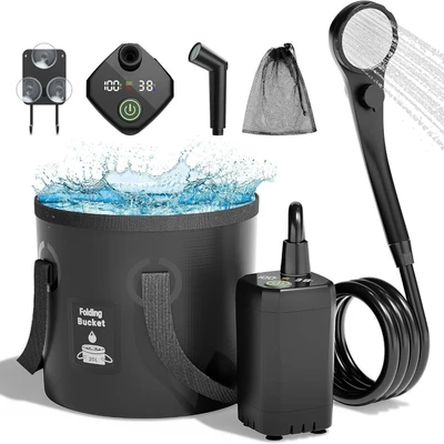 【hw-03-4】full screen model 6000ma black with bucket + spray gun