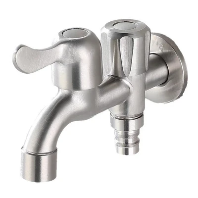 Authentic 304 stainless steel [front and rear dual-use] copper core precision cast handwheel handle