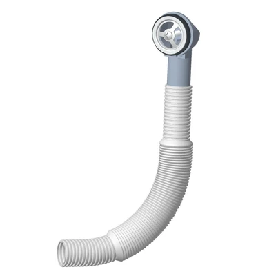 Round overflow pipe assembly