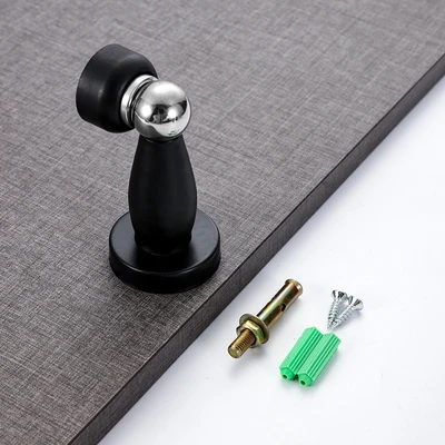 Hinge door stopper black 1 (bag assembly screws)