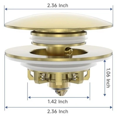 Type c [for bathtub] professional calendar - type f gold - copper large disc bathtub bounce core