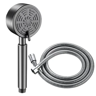 304 three-speed shower (grey) + 1.5m encryption tube