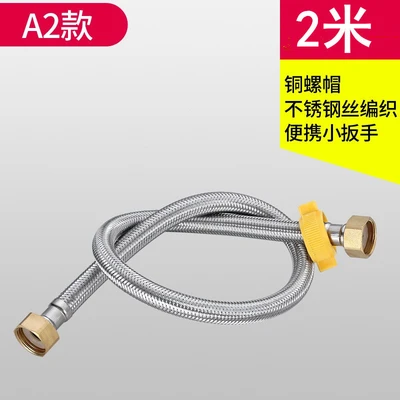 A series [brass cap] 304 stainless steel 2 m brass cap double head