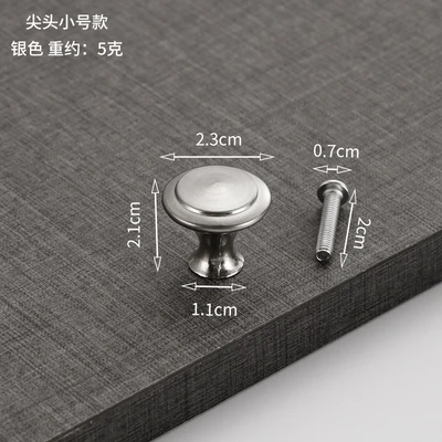 Pointed small size Silver (with screws) = 200 PCs/Box 4000 PCs/piece