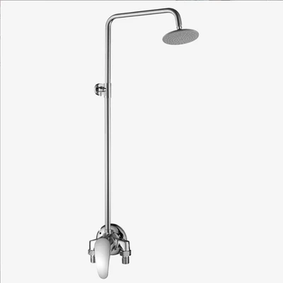 Copper surface-mounted shower set
