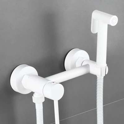 White alloy spray gun white