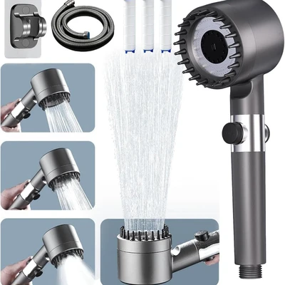 [sa-39] [type a set 2] + punch-free seat + 1.5m gun gray stainless steel hose + 3 pieces of cotton [including packaging]
